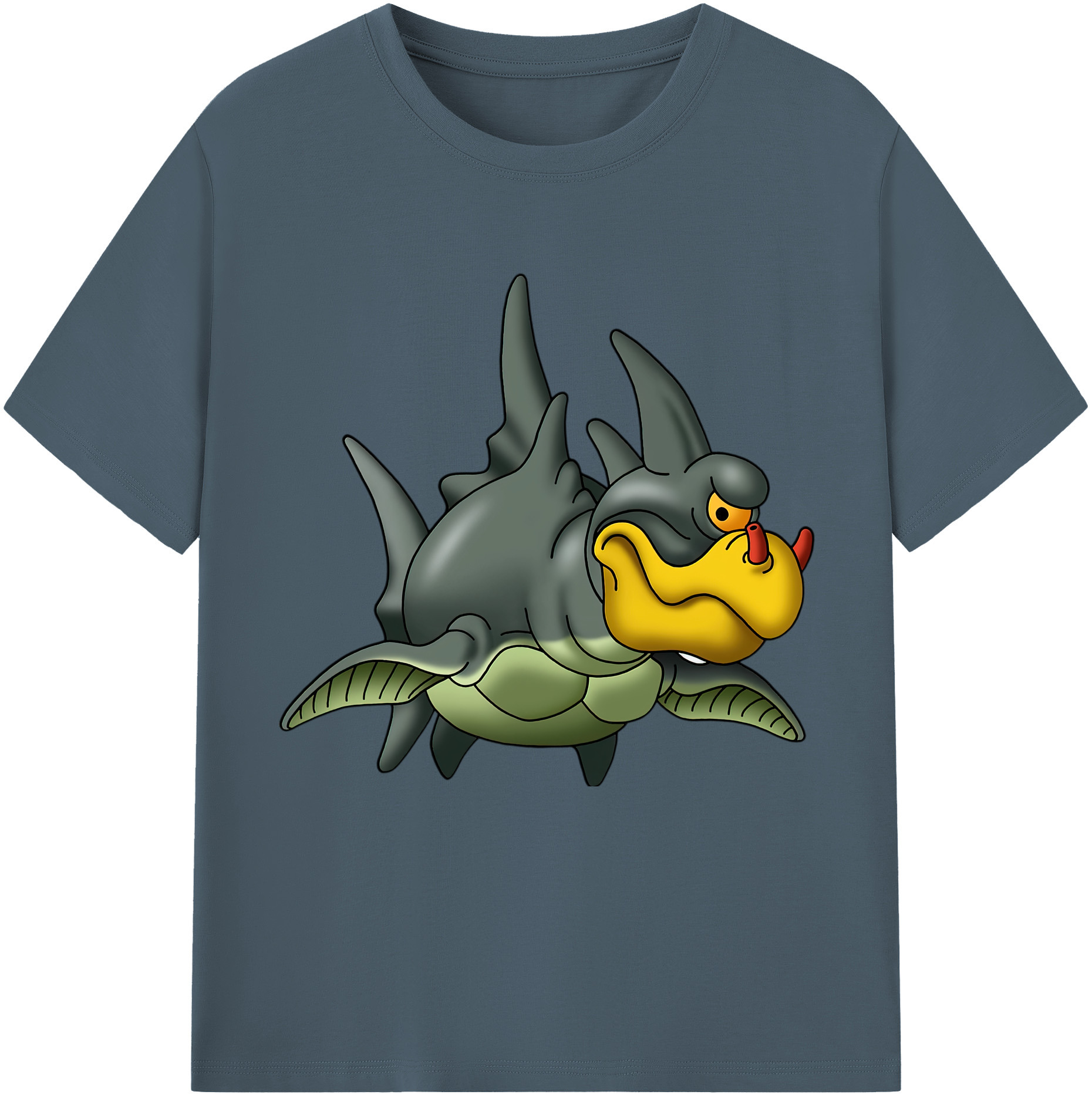 （画像用） ドラゴンクエスト Doragon Kuesuto Dragon Quest 綿100％半袖Tシャツ（フロントプリント）